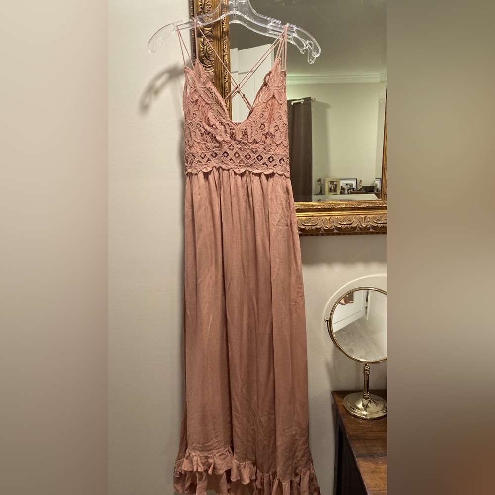Free People blush pink dress, worn once, Sz small